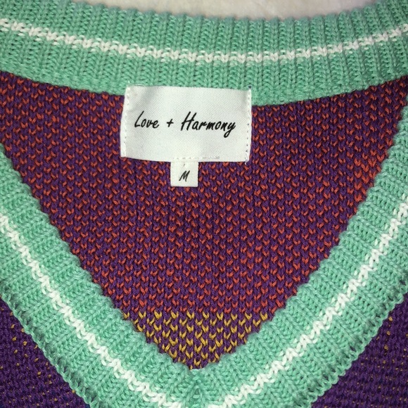 Love + Harmony flower sweater vest - Picture 2 of 3